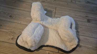 Barefoot® Schafwoll-Sitz Kids mit Pauschen für Ride-on-Pad RÜCKLÄUFER neuwertig